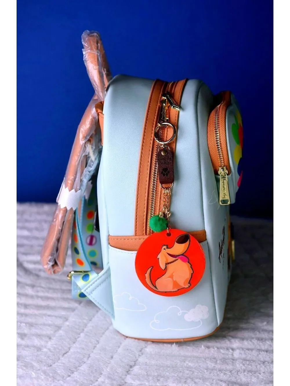 Loungefly Up Russell Heart Balloons Backpack & Wallet | NWT